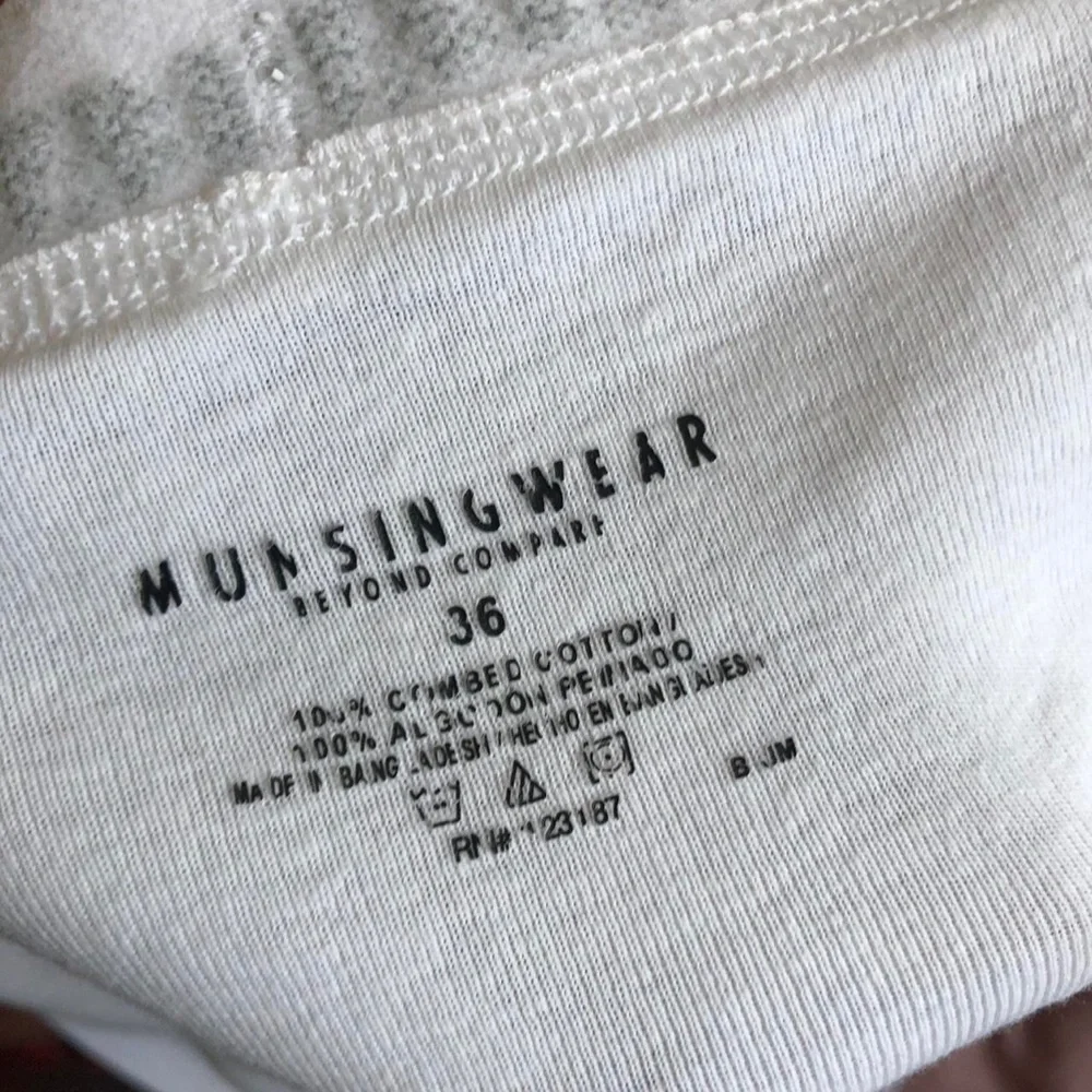 Musingwear Kangaroo Pouch Full Rise 100% Combed Cotton Sz 36 Briefs White